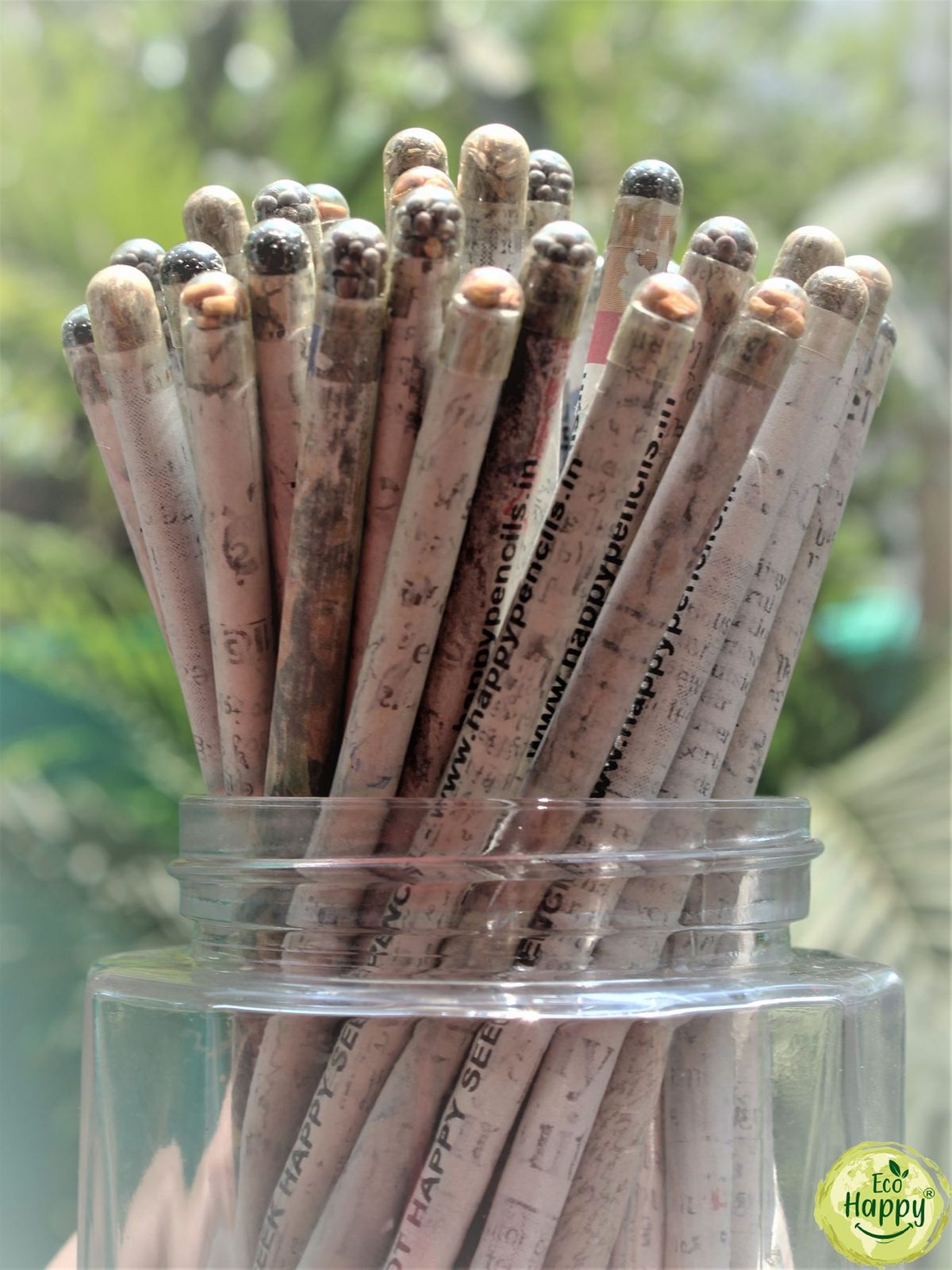 Customized Seed Pencils -Set of 100 (Bulk Buy), Seed Pencils & Pens, made in Pune by Eco Happy