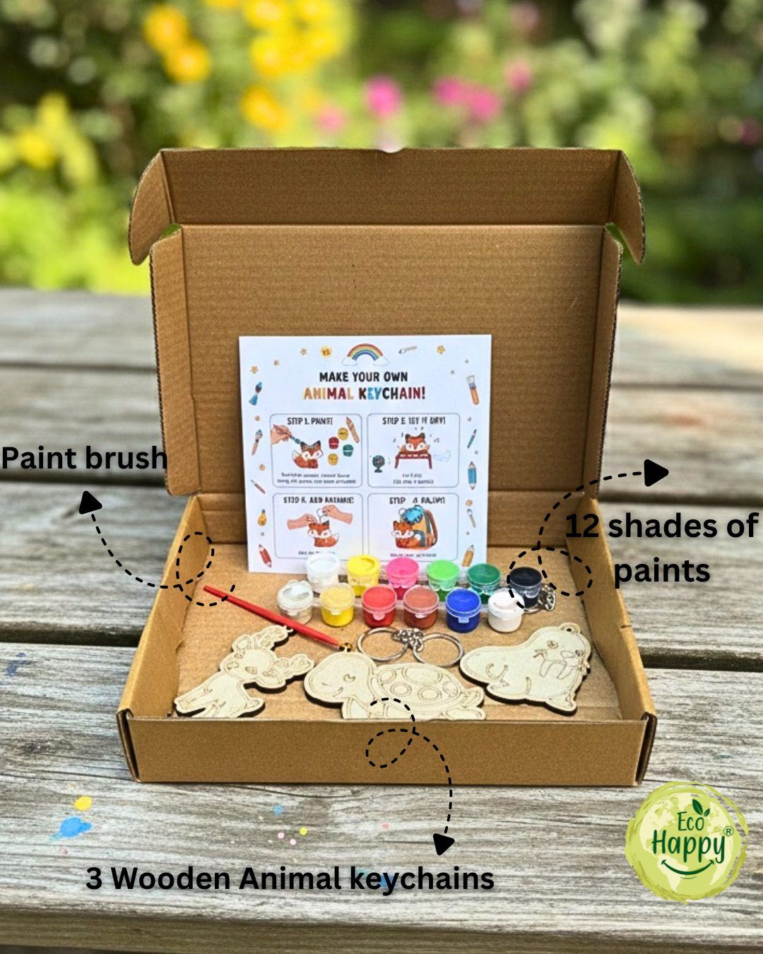 DIY animal keychain kit, Kits & Seeds, made in Pune by Eco Happy