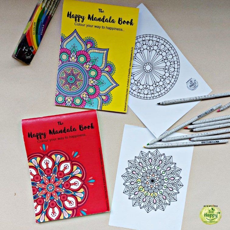 One Beginner & one Advanced Mandala Book, Kits & Seeds, made in Pune by Eco Happy