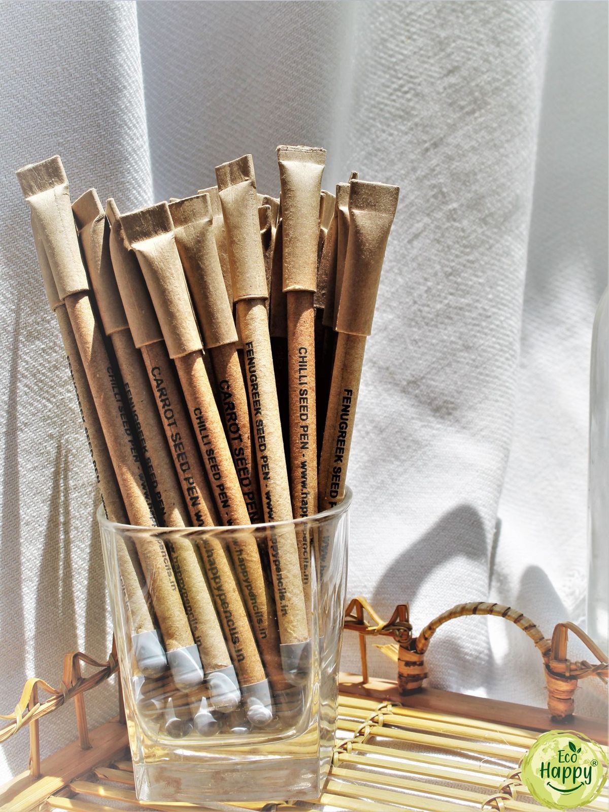 Seed Pens - Set of 100 (Bulk Buy), Seed Pencils & Pens, made in Pune by Eco Happy