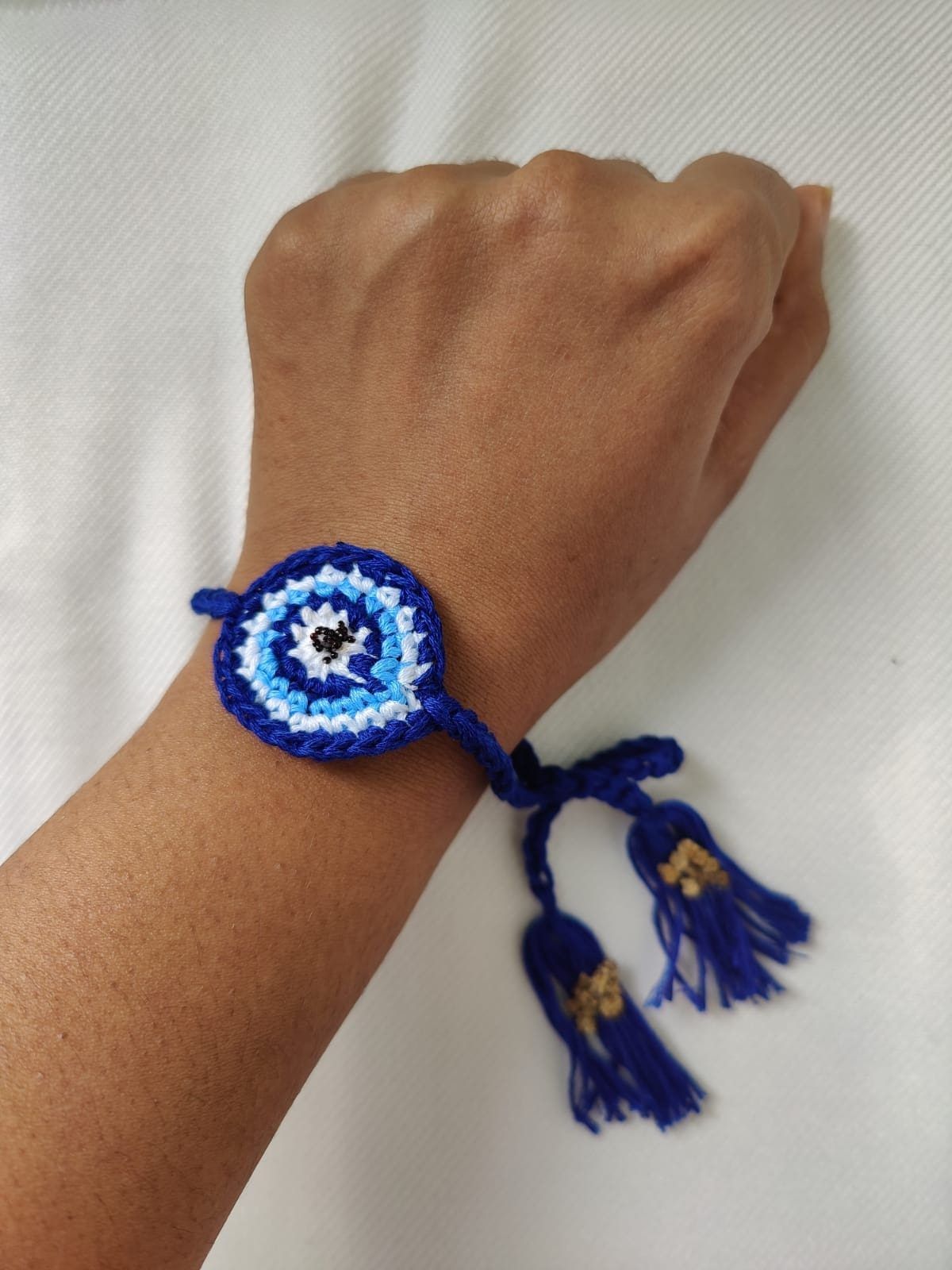 Seed Rakhi-Evil Eye Band, Festive & Seasonal, made in Pune by Eco Happy