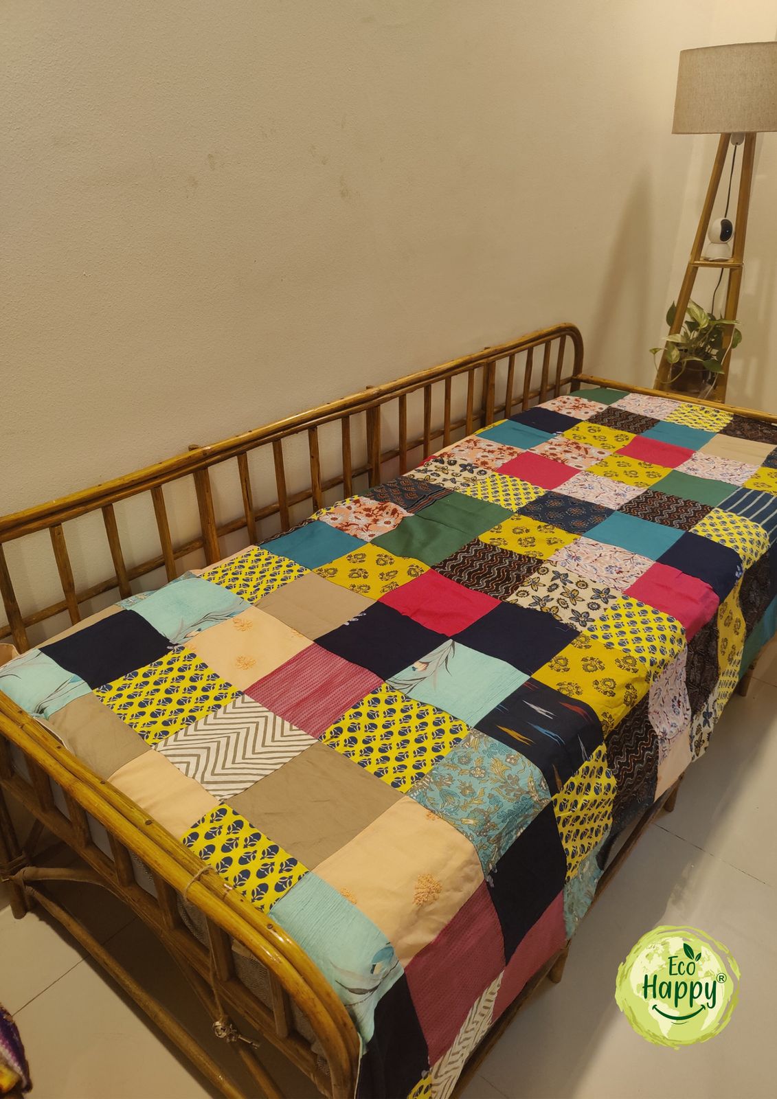Upcycled Bedsheet, Upcycled Fabric, made in Pune by Eco Happy